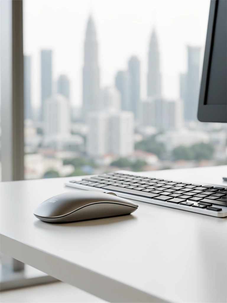 Suasana pejabat moden di Kuala Lumpur